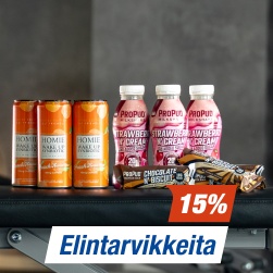 Elintarvikkeita jopa 20 %